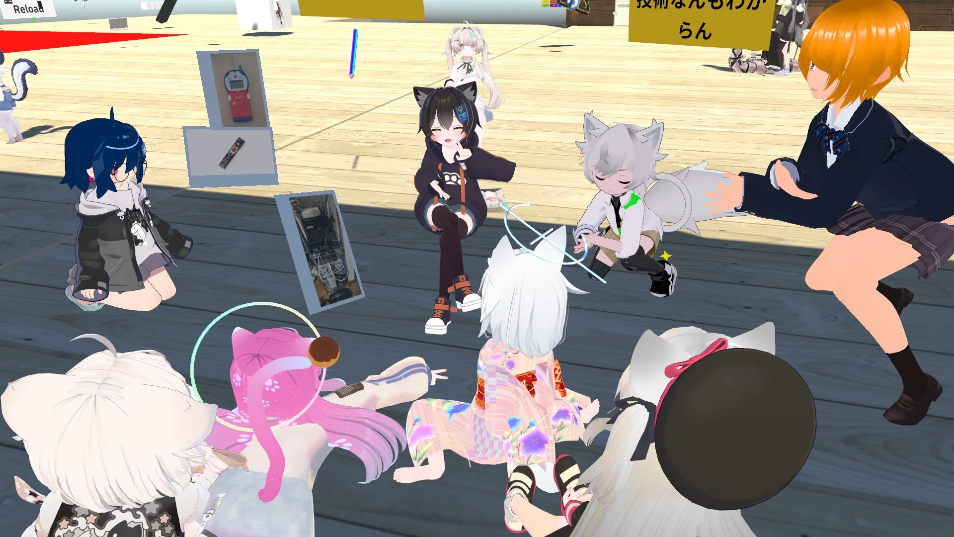 VRChat会場の様子